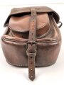 Satteltasche Wehrmacht. datiert 1941, verzogen, angetrocknet