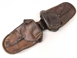 1. Weltkrieg , Paar Satteltaschen, Gebraucht, Leder...