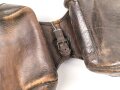 1. Weltkrieg , Paar Satteltaschen, Gebraucht, Leder weich, datiert 1916 oder 18. Ungereinigt.