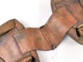 1. Weltkrieg,  Paar Satteltaschen, Gebraucht, Leder weich, Gestempelt ...... MAESTRANZA 1917