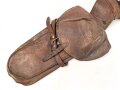 1. Weltkrieg,  Paar Satteltaschen, Gebraucht, Leder weich, Gestempelt ...... MAESTRANZA 1917