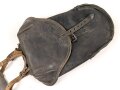 1. Weltkrieg,  Paar Satteltaschen, defekt, datiert 1916, die Verbindungsriemen nicht zugehörig