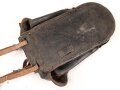 1. Weltkrieg,  Paar Satteltaschen, defekt, datiert 1916, die Verbindungsriemen nicht zugehörig