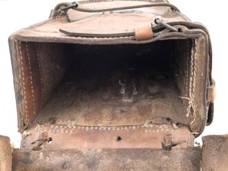 Kaiserreich und 1. Weltkrieg,  Teil eines Paar Satteltaschen. Ungereinigt