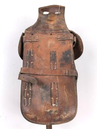 Kaiserreich und 1. Weltkrieg,  Teil eines Paar Satteltaschen. Ungereinigt