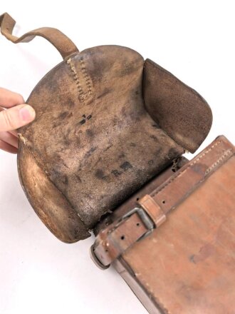 Kaiserreich und 1. Weltkrieg,  Teil eines Paar Satteltaschen. Ungereinigt