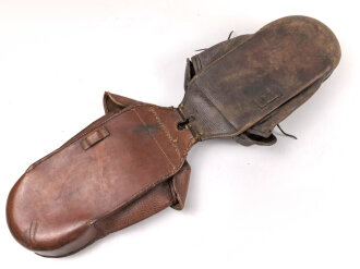 Kaiserreich und 1. Weltkrieg, Paar Satteltaschen aus unterschiedlichen Jahren zusammengesetzt. Möglicherweise während des 1. Weltkreig bei einer der Instandsetzungsstellen