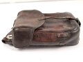 Satteltasche  Wehrmacht. Gebraucht, unvollständig, Leder angetrocknet