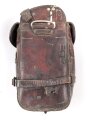 Satteltasche  Wehrmacht. Gebraucht, unvollständig, Leder angetrocknet