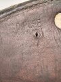 Satteltasche  Wehrmacht. Gebraucht, unvollständig, Leder angetrocknet