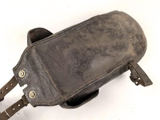 Kaiserreich und 1. Weltkrieg,  Paar Satteltaschen  . Unsachgemäß verbunden, waren auseinandergeschnitten