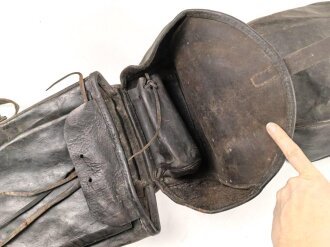 Kaiserreich und 1. Weltkrieg,  Paar Satteltaschen  . Unsachgemäß verbunden, waren auseinandergeschnitten