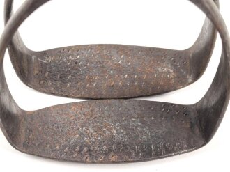 Paar Steigbügel , Alter und Herkunft unbekannt.