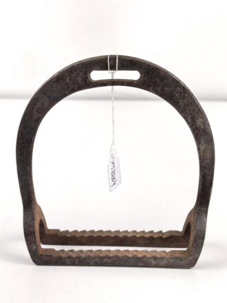 Steigbügel , Alter und Herkunft unbekannt, markiert " H.Rainfeld"