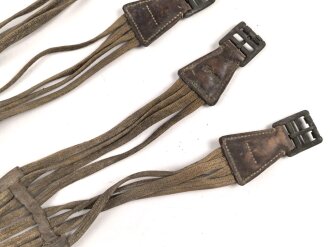 Kaiserreich und 1. Weltkrieg,  Sattelgurtriemen / Schnurgurt. Ungereinigtes Stück