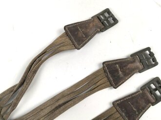 Kaiserreich und 1. Weltkrieg,  Sattelgurtriemen / Schnurgurt. Ungereinigtes Stück