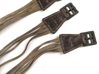 Kaiserreich und 1. Weltkrieg,  Sattelgurtriemen / Schnurgurt. Ungereinigtes Stück