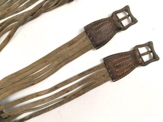 Kaiserreich und 1. Weltkrieg,  Sattelgurtriemen / Schnurgurt. Ungereinigtes Stück