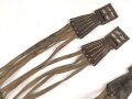 1. Weltkrieg,  Sattelgurtriemen / Schnurgurt. Ungereinigtes Stück, datiert 1918
