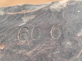 Frankreich 1. Weltkrieg, Sattel " Chesaud Paris 1914" Leder weich., ungereinigtes Stück