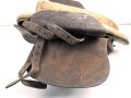 Frankreich 1. Weltkrieg, Sattel " Chesaud Paris 1914" Leder weich., ungereinigtes Stück
