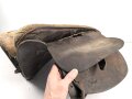 Frankreich 1. Weltkrieg, Sattel " Chesaud Paris 1914" Leder weich., ungereinigtes Stück
