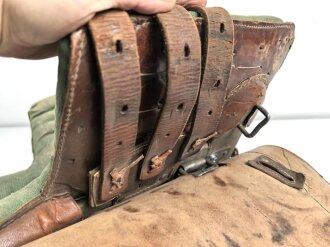 Armeesattel Wehrmacht, Hersteller Becker Berlin, neuzeitlich restauriertes Stück