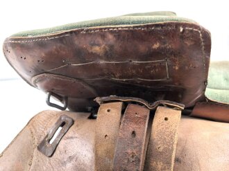 Armeesattel Wehrmacht, Hersteller Becker Berlin, neuzeitlich restauriertes Stück