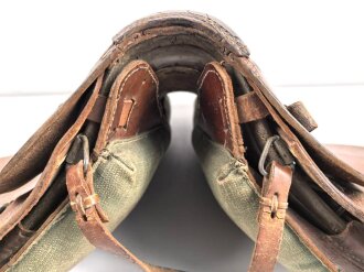 Armeesattel Wehrmacht, Hersteller Becker Berlin, neuzeitlich restauriertes Stück