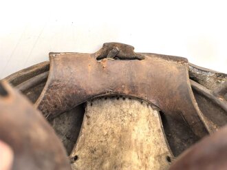 k.u.k. Österreich, Armeesattel in gutem Gesamtzustand, datiert 15, Hersteller aus Wien, ungereinigtes Stück