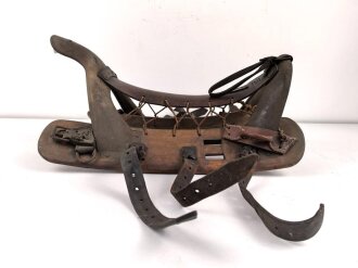 1. Weltkrieg, Teil eines Armee Sattel datiert 1914, ungereinigtes Stück