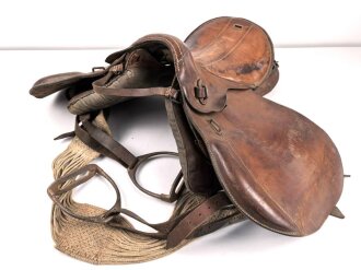 Armeesattel Wehrmacht, Größe 5, guter...