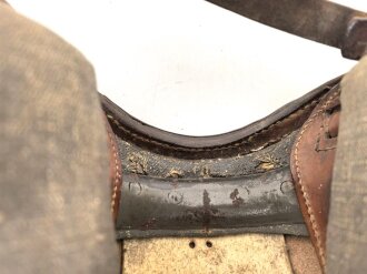 Armeesattel Wehrmacht, Größe 5, guter Gesamtzustand, ungereinigtes Stück