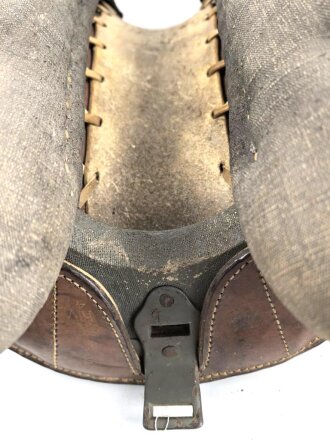 Armeesattel Wehrmacht, Größe 5, guter Gesamtzustand, ungereinigtes Stück