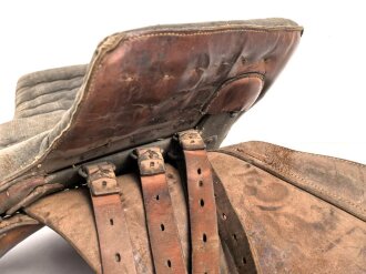 Armeesattel Wehrmacht, Größe 5, guter Gesamtzustand, ungereinigtes Stück