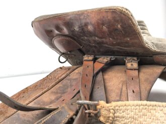 Armeesattel Wehrmacht, Größe 5, guter Gesamtzustand, ungereinigtes Stück
