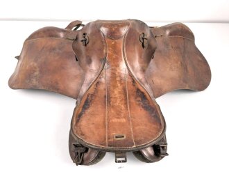 Armeesattel Wehrmacht, Größe 5, guter Gesamtzustand, ungereinigtes Stück