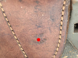 Armeesattel Wehrmacht, Größe 5, guter Gesamtzustand, ungereinigtes Stück