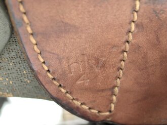 Armeesattel Wehrmacht, Größe 5, guter Gesamtzustand, ungereinigtes Stück