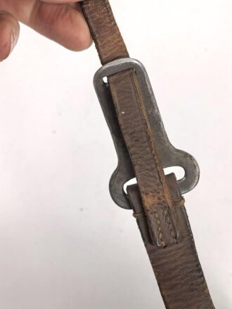 Satteltasche Wehrmacht, datiert 1938, ungereinigtes Stück