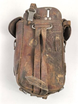 Satteltasche Wehrmacht, datiert 1938, ungereinigtes Stück