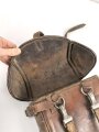 Satteltasche Wehrmacht, datiert 1938, ungereinigtes Stück
