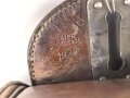 Satteltasche Wehrmacht, datiert 1938, ungereinigtes Stück