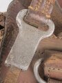 Satteltasche Wehrmacht, datiert 1938, ungereinigtes Stück
