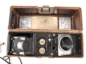 Feldfernsprecher 33 der Wehrmacht. datiert 1935, Funktion nicht geprüft