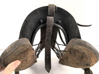 1. Weltkrieg, Teil eines Armee Bock Sattel , ungereinigtes Stück