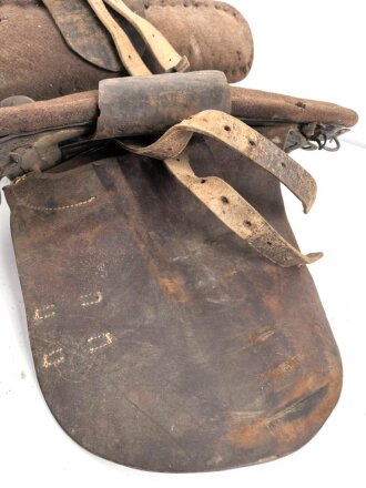 Kaiserreich und 1. Weltkrieg, Armeesattel in gutem Gesamtzustand, Kammerstück eines Train Depot. Ungereinigt