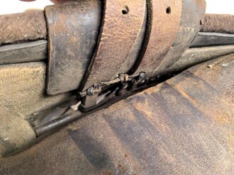 Kaiserreich und 1. Weltkrieg, Armeesattel in gutem Gesamtzustand, Kammerstück eines Train Depot. Ungereinigt