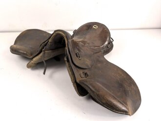 Kaiserreich und 1. Weltkrieg,  Armee Sattel in gutem...