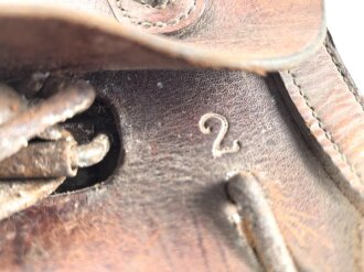 Armeesattel vermutlich Kaiserreich, Größe 2, guter Gesamtzustand, ungereinigtes Stück